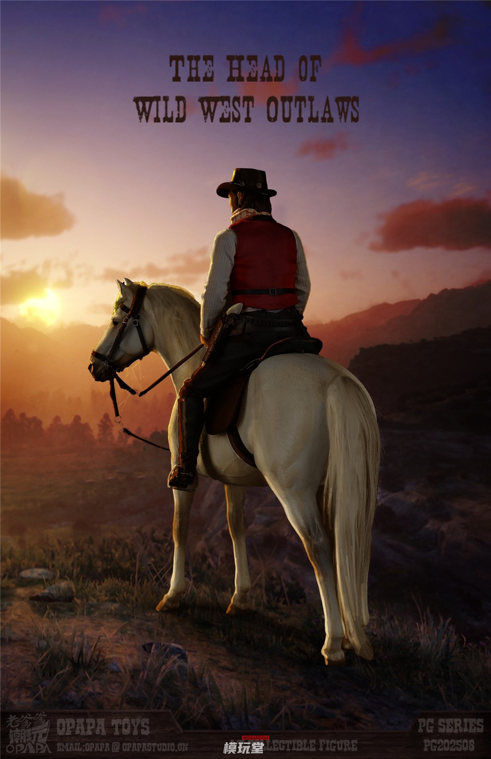 予約 OPAPA TOYS 1/6 ワイルドウエスト・アウトローズの首領 PG202508