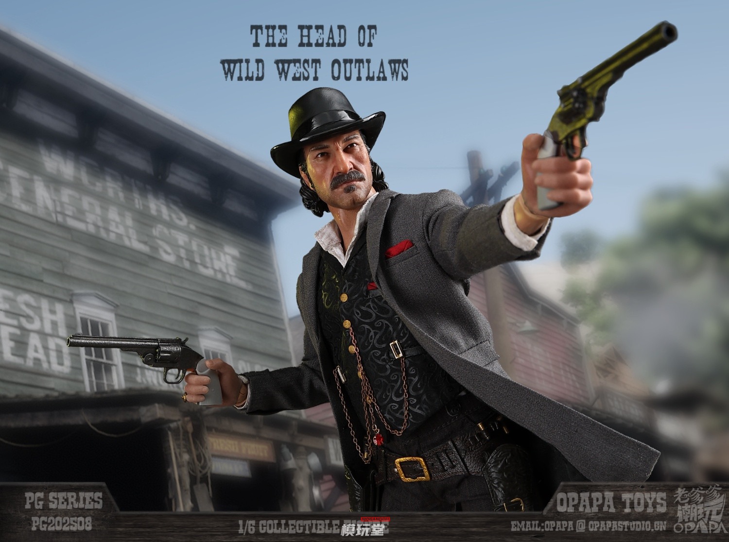 予約 OPAPA TOYS 1/6 ワイルドウエスト・アウトローズの首領