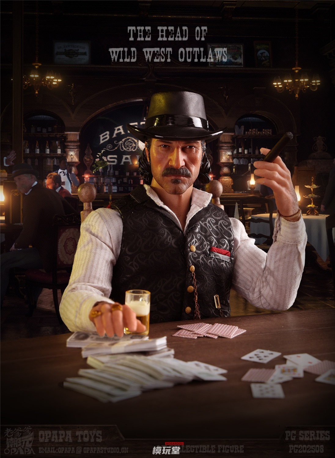 予約 OPAPA TOYS 1/6 ワイルドウエスト・アウトローズの首領 PG202508