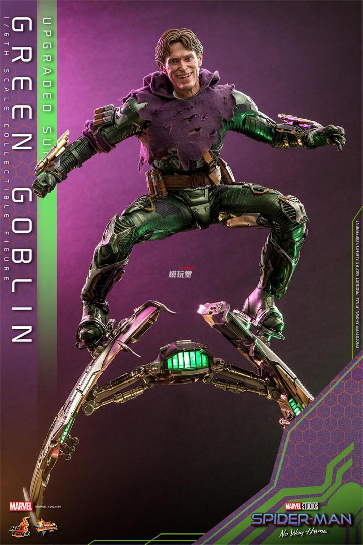【未使用】HOT TOYS　グリーンゴブリン　アップグレードスーツ　ホットトイズ ムービー・マスターピース】『スパイダーマン：ノー・ウェイ