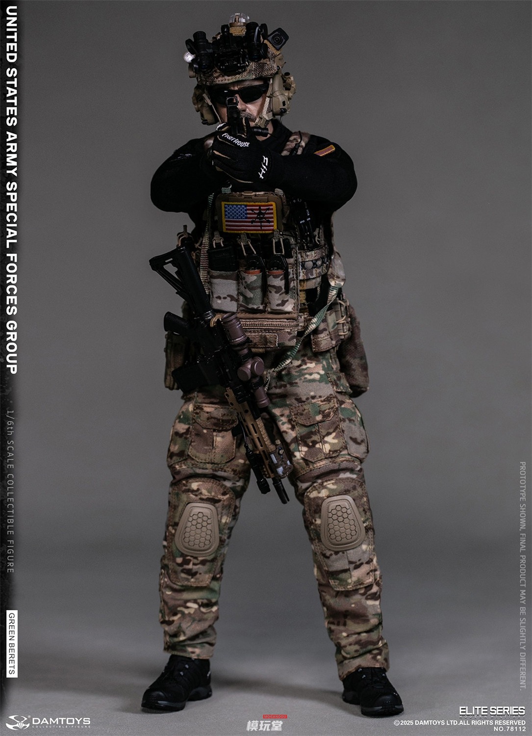 予約 DAMTOYS 1/6 アメリカ陸軍 特殊部隊 （グリーンベレー） 78112