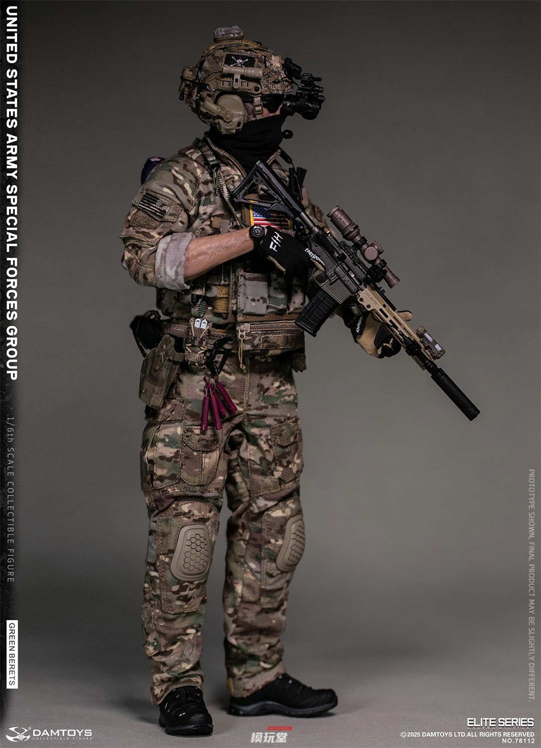 予約 DAMTOYS 1/6 アメリカ陸軍 特殊部隊 （グリーンベレー） 78112