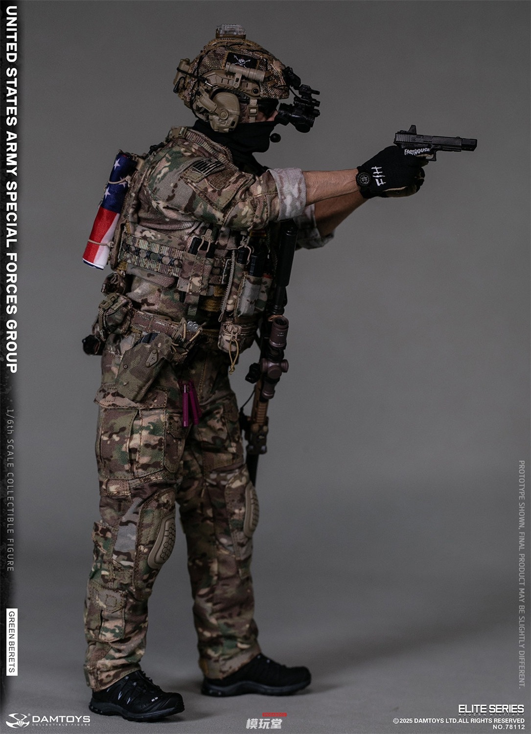 予約 DAMTOYS 1/6 アメリカ陸軍 特殊部隊 （グリーンベレー） 78112
