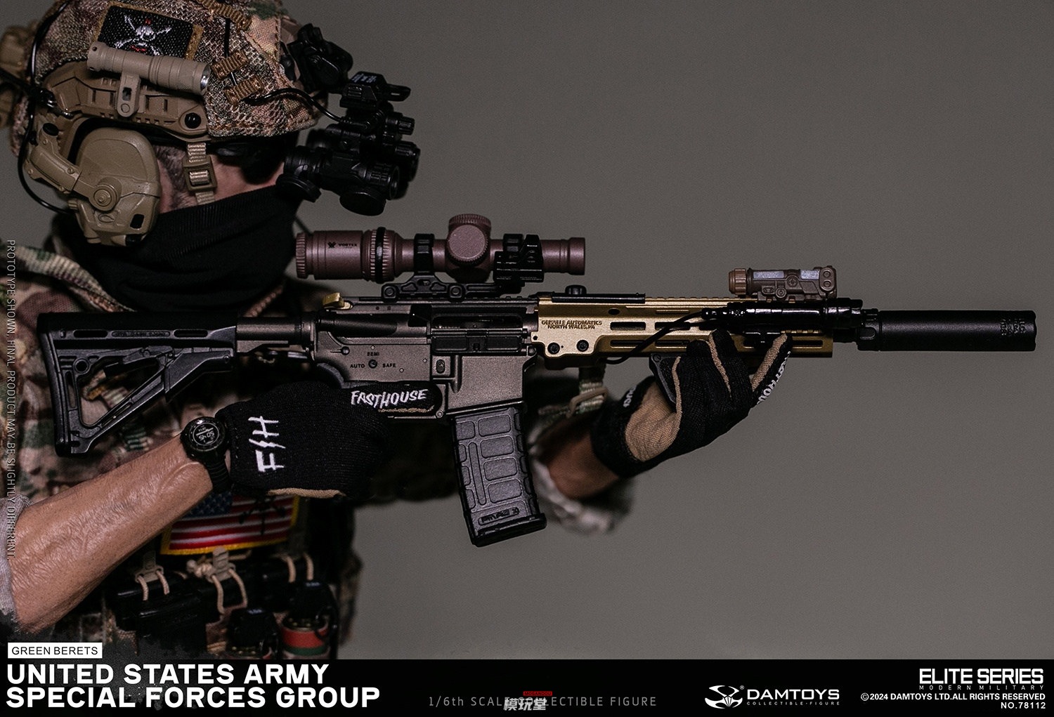 予約 DAMTOYS 1/6 アメリカ陸軍 特殊部隊 （グリーンベレー） 78112