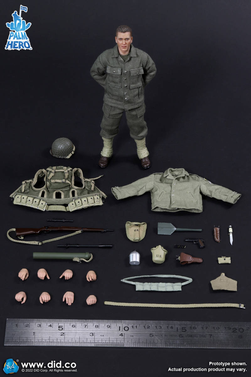 DID 1/12 WW2 US陸軍 第2レンジャー大隊 狙撃手 ジャクソン 二等兵 未