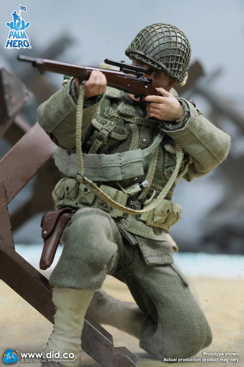 DID 1/12 WW2 US陸軍 第2レンジャー大隊 狙撃手 ジャクソン 二等兵 未