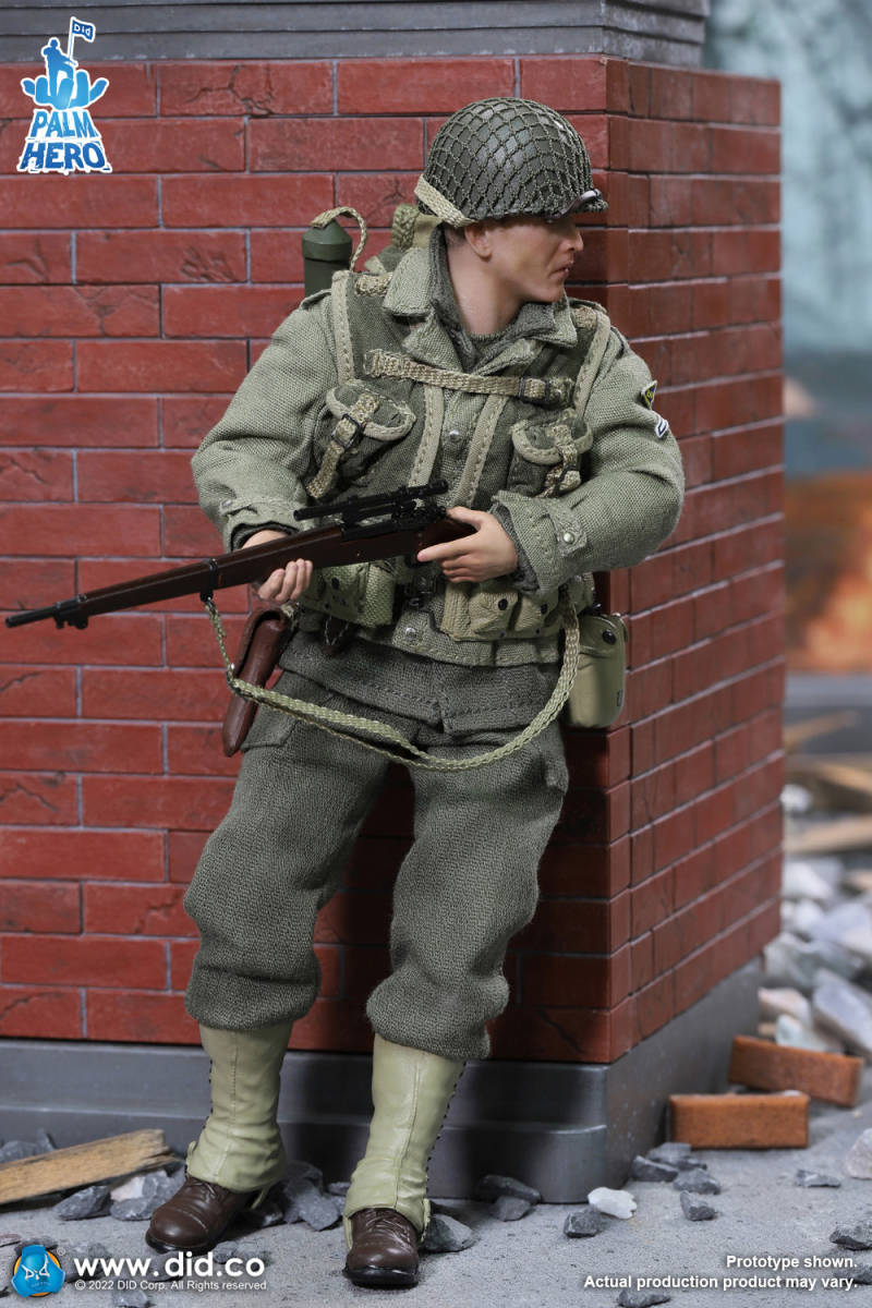 DID 1/12 WW2 US陸軍 第2レンジャー大隊 狙撃手 ジャクソン 二等兵 未