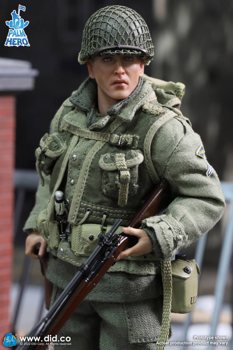 DID 1/12 WW2 US陸軍 第2レンジャー大隊 狙撃手 ジャクソン 二等兵 未