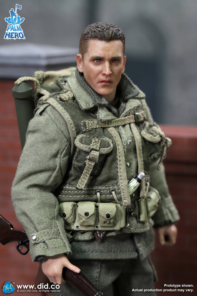 DID 1/12 WW2 US陸軍 第2レンジャー大隊 狙撃手 ジャクソン 二等兵 未