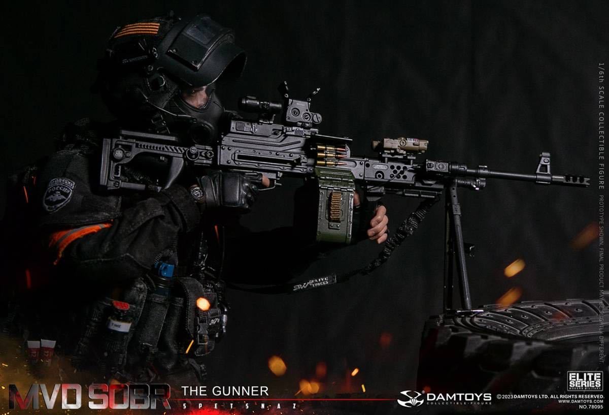 DAMTOYS 1/6 ロシア連邦国家親衛隊 特殊部隊 PKM機関銃手 未開封