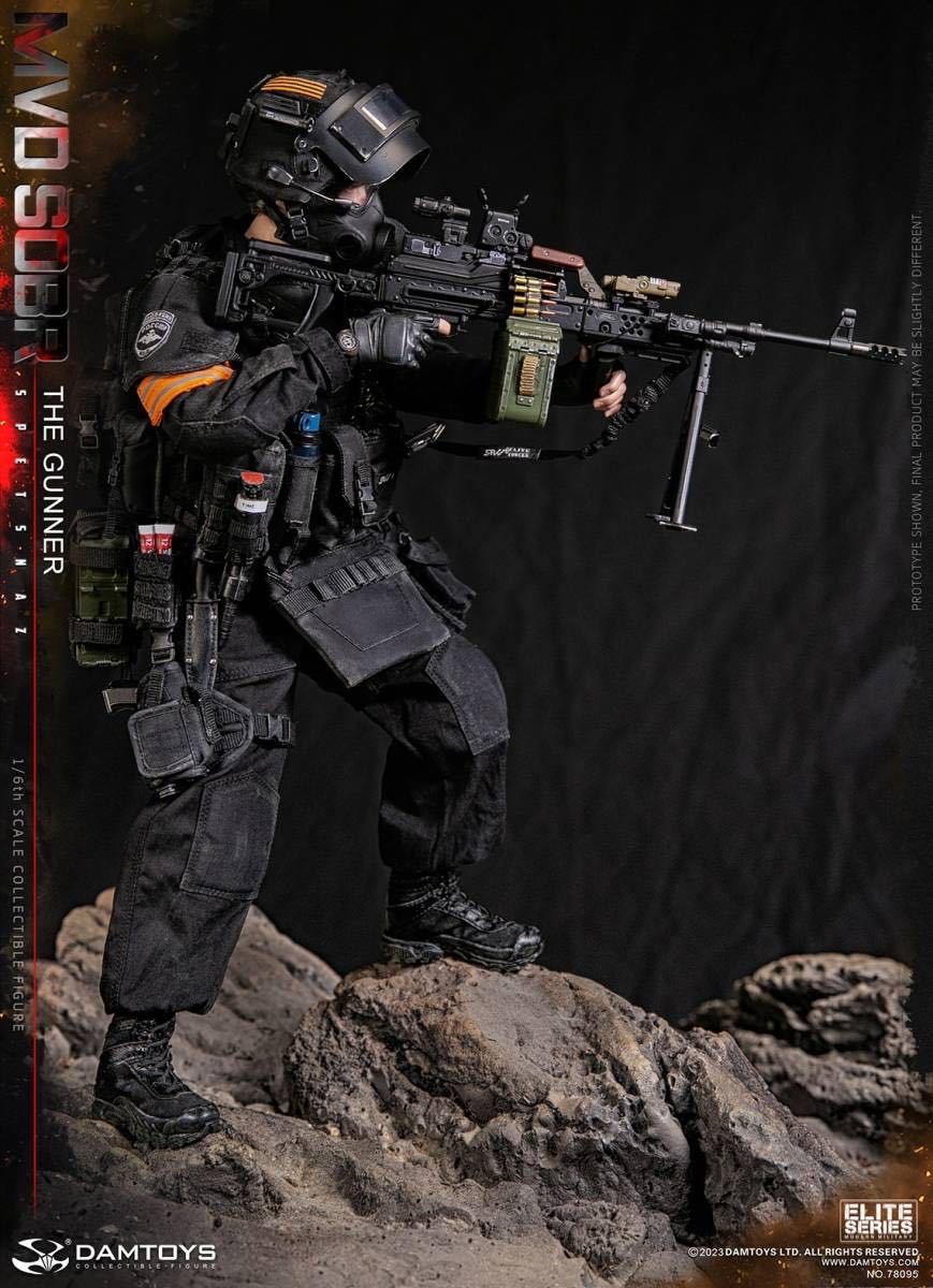DAMTOYS 1/6 ロシア連邦国家親衛隊 特殊部隊 PKM機関銃手 DAMTOYS 1/6 ロシア連邦国家親衛隊 特殊部隊 PKM機関銃手