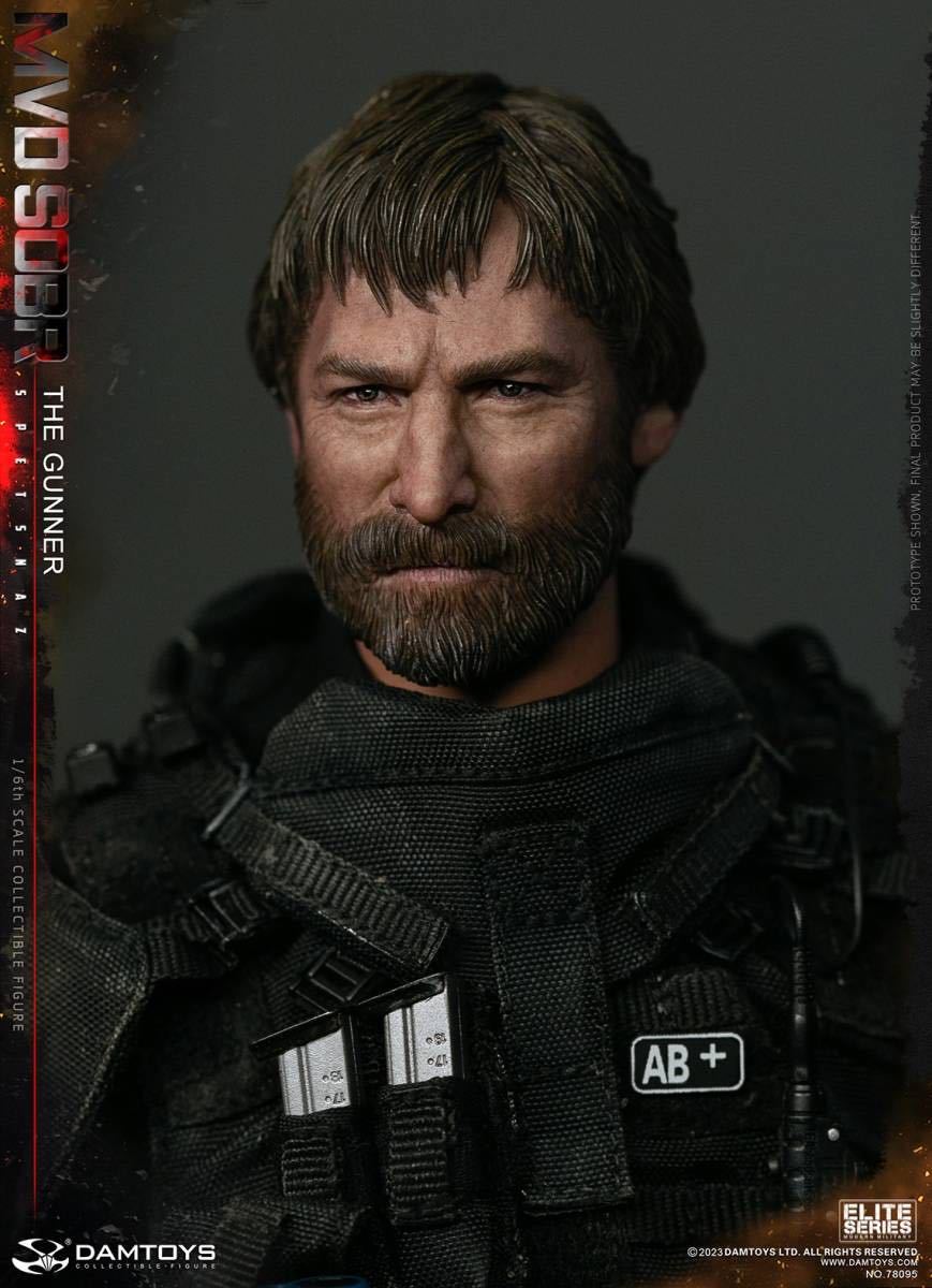 DAMTOYS 1/6 ロシア連邦国家親衛隊 特殊部隊 PKM機関銃手 未開封