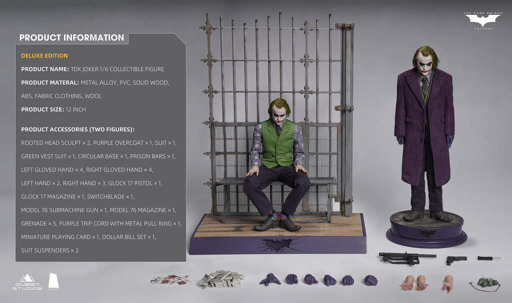 未開封 1/6 ALTFX BATMAN バットマン JOKER ジョーカー Amazon.co.jp: ムービー・マスターピース DX バットマン 1/6スケール