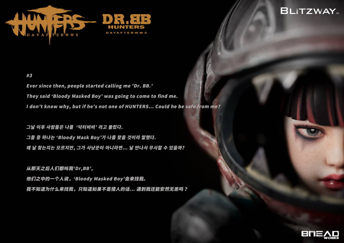 BLITZWAY 1/6 ハンターズ：デイ アフター WWIII Dr.BB 未開封新品 BW