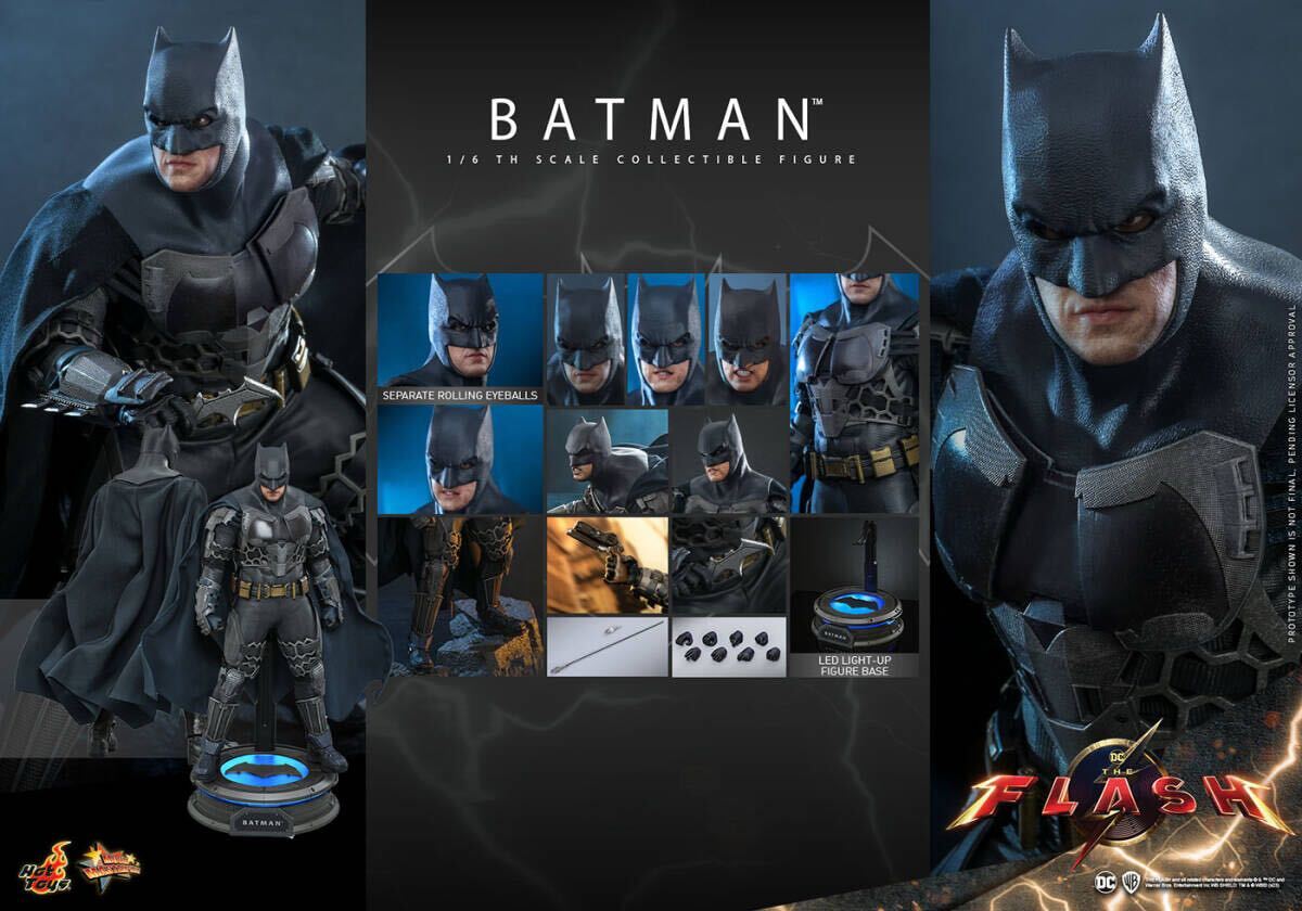 ホットトイズ 1/6 ザ・フラッシュ バットマン 未開封新品 MMS703