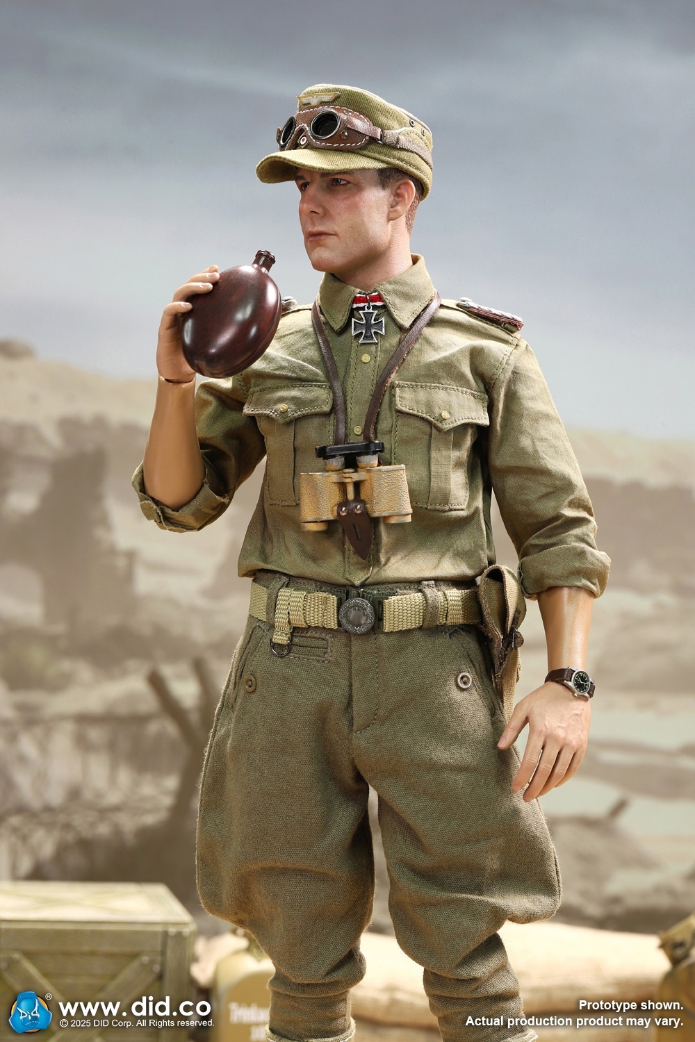 DID 1/6 WW2 ドイツアフリカ軍団 輜重兵＆戦車長 シュタウフェンベルク