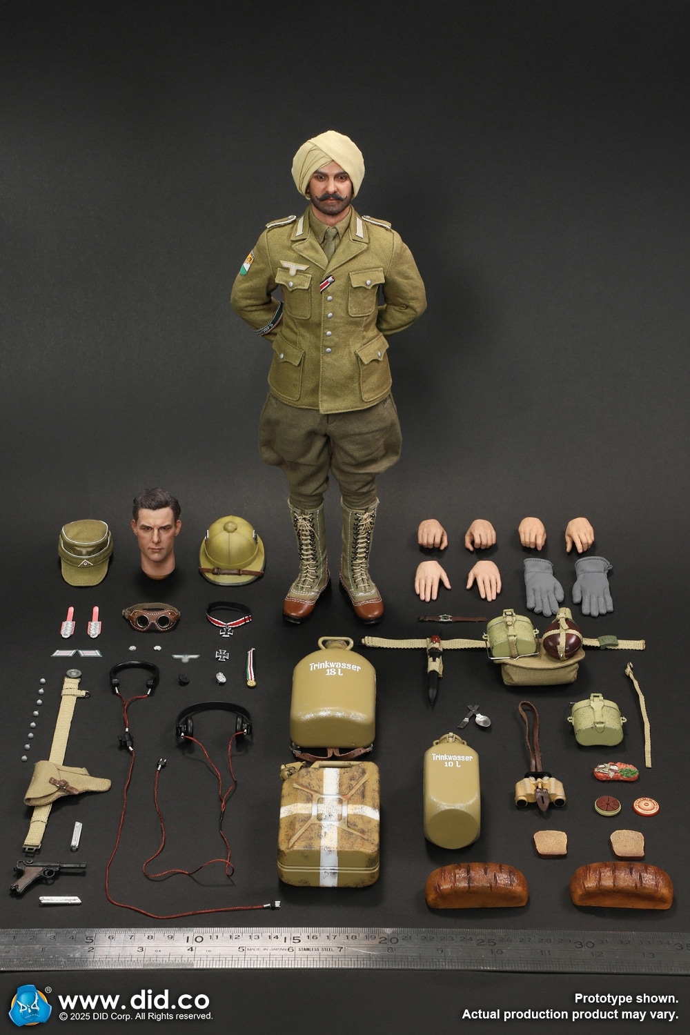 DID 1/6 WW2 ドイツアフリカ軍団 輜重兵＆戦車長 シュタウフェンベルク