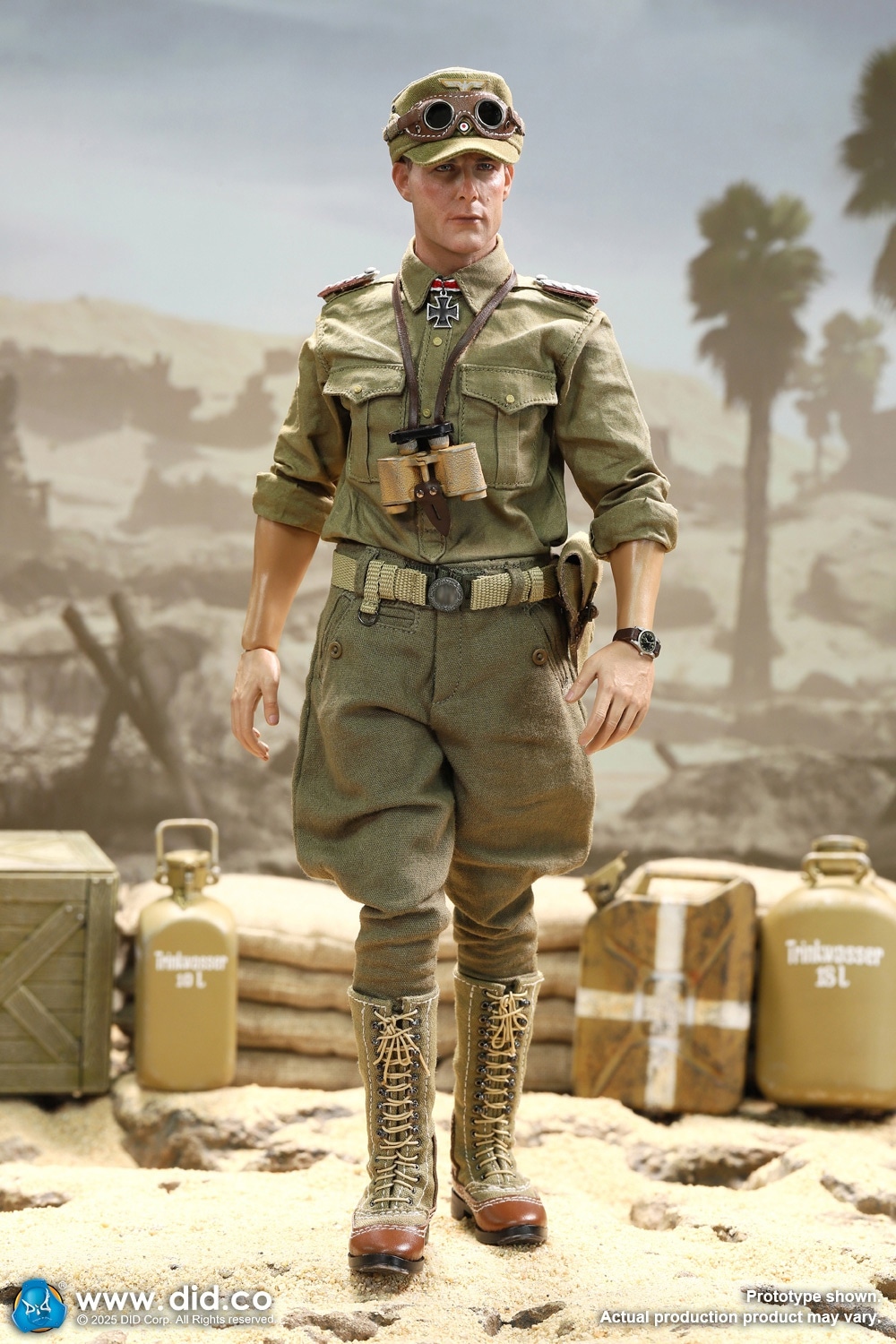 DID 1/6 WW2 ドイツアフリカ軍団 輜重兵＆戦車長 シュタウフェンベルク