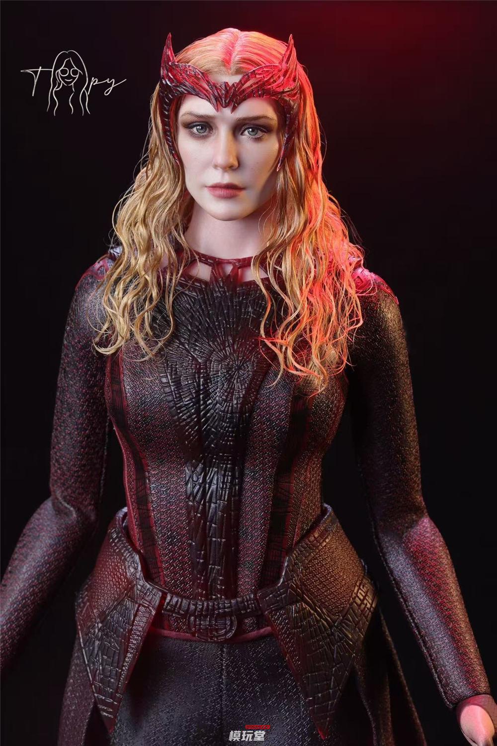 予約 Toopy Studios 1/6 スカーレット・ウィッチ カスタム 植毛ヘッド