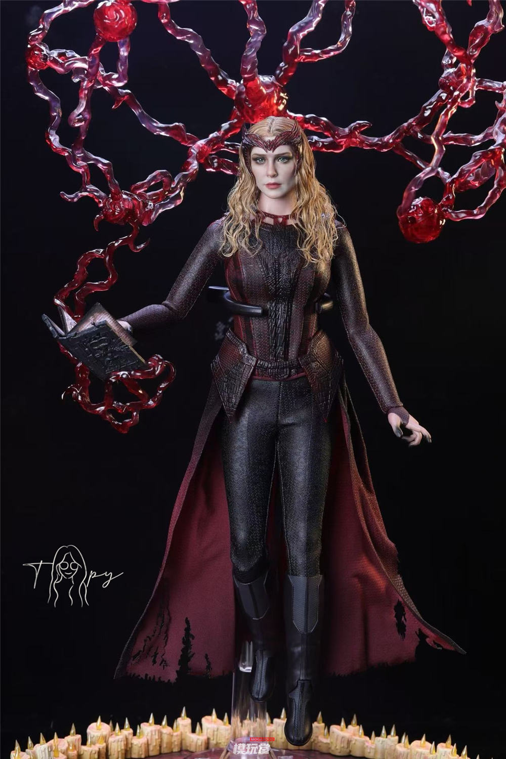 予約 Toopy Studios 1/6 スカーレット・ウィッチ カスタム 植毛ヘッド