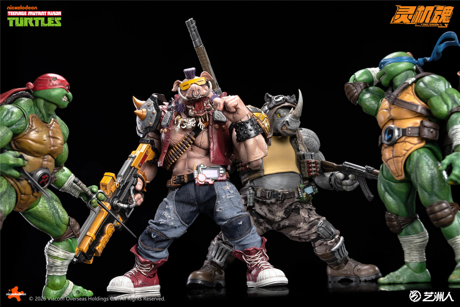 NECA ネカ タートルズ フィギュア ビーバップ&ロックステディ TMNT 予約 霊機魂 『ティーンエイジ・ミュータント・ニンジャ・タートルズ