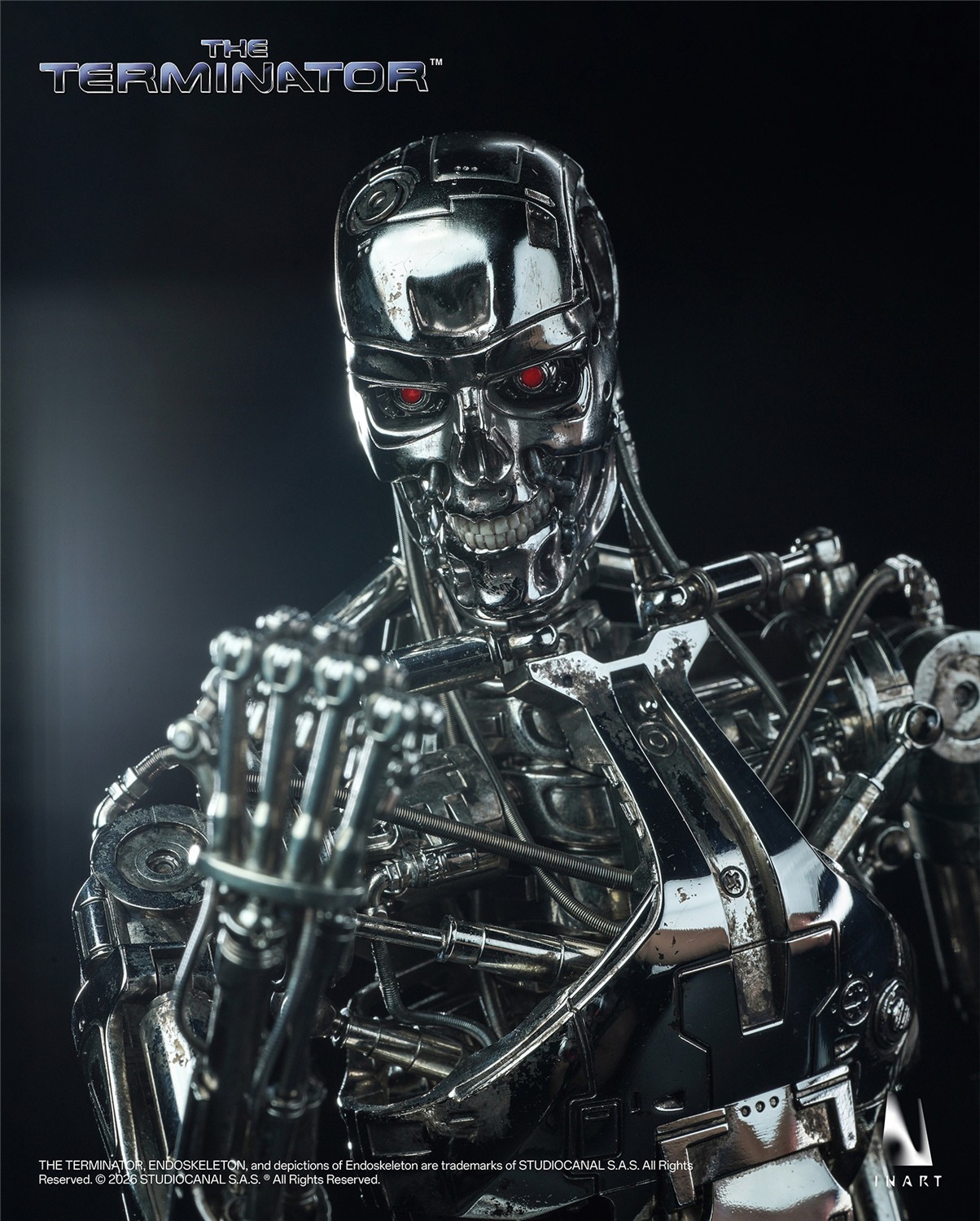 予約 INART 1/6 『ターミネーター』T-800 エンドスケルトン Ag A036