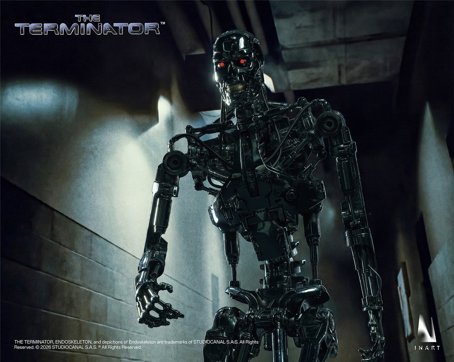 予約 INART 1/6 『ターミネーター』T-800 エンドスケルトン Ag A036