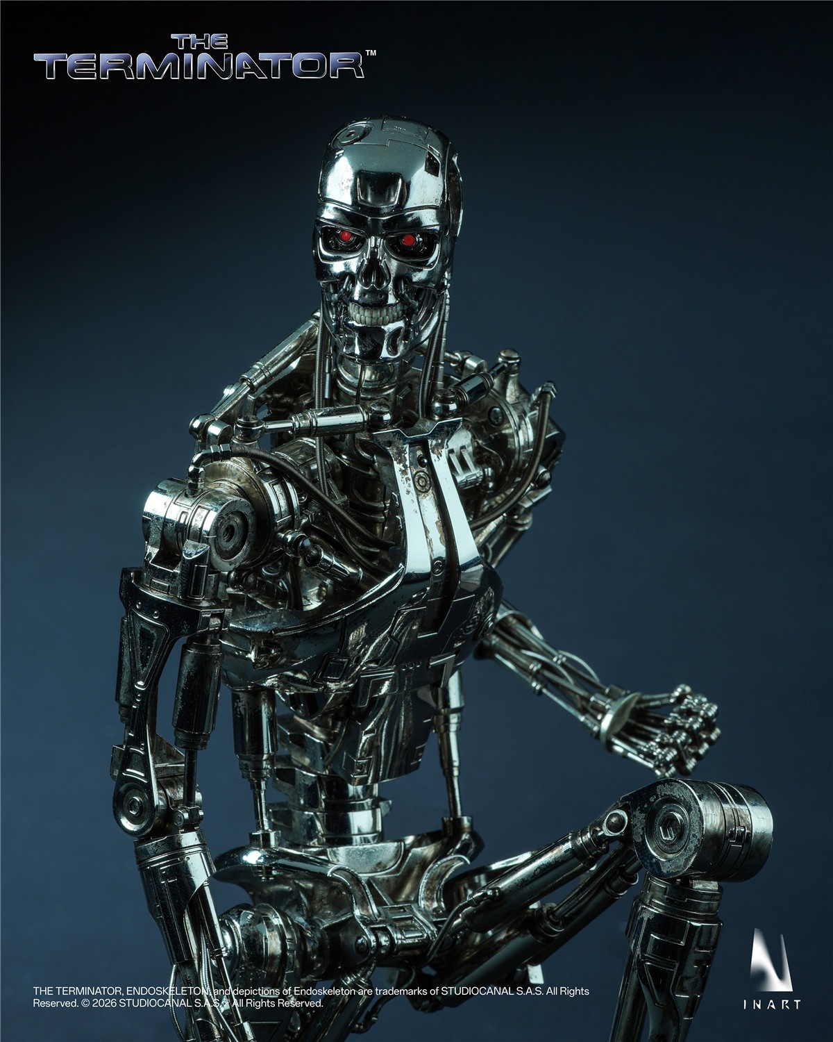予約 INART 1/6 『ターミネーター』T-800 エンドスケルトン Ag A036