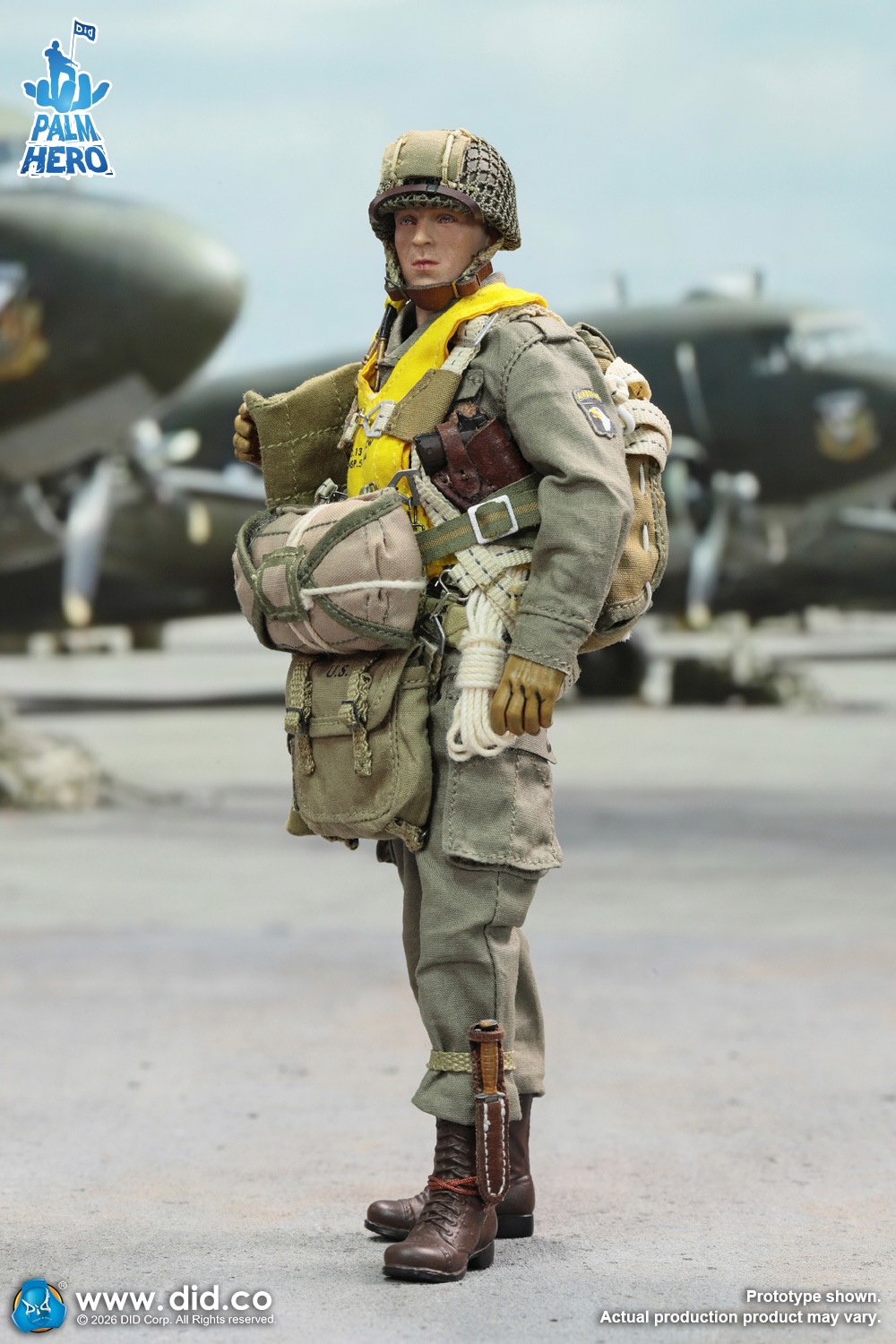 予約 DID 1/12 WW2 アメリカ陸軍 第101空挺師団 ウィンターズ大尉