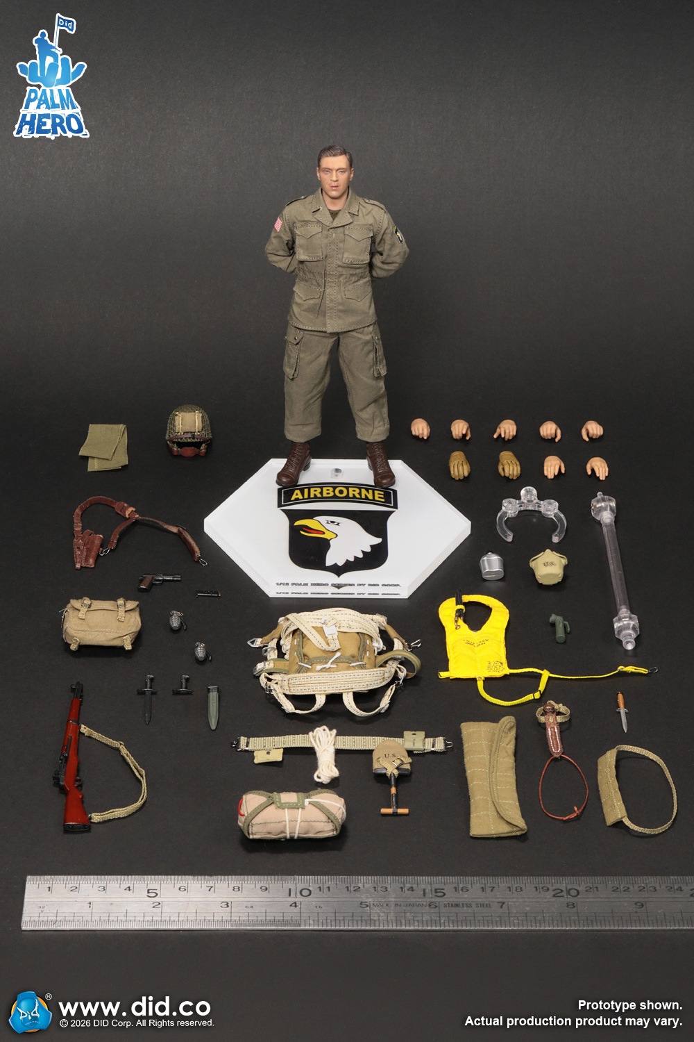 予約 DID 1/12 WW2 アメリカ陸軍 第101空挺師団 ウィンターズ大尉