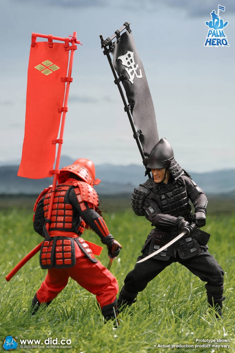 DID 1/12 戦国 サムライ 武士 黒.Ver 未開封新品 XJ80017A 武将 無双