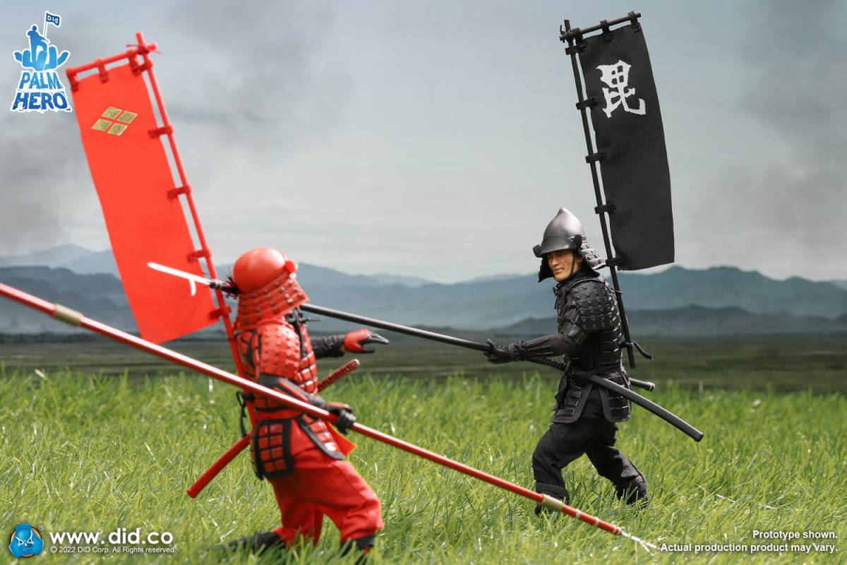 DID 1/12 戦国 サムライ 武士 黒.Ver 未開封新品 XJ80017A 武将 無双