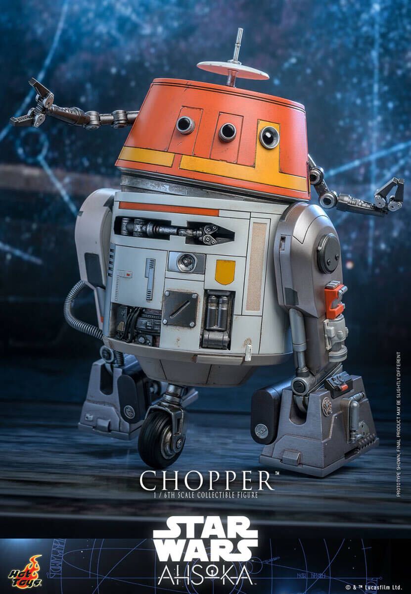 ホットトイズ 1/6 スター・ウォーズ アソーカ チョッパー 未開封新品