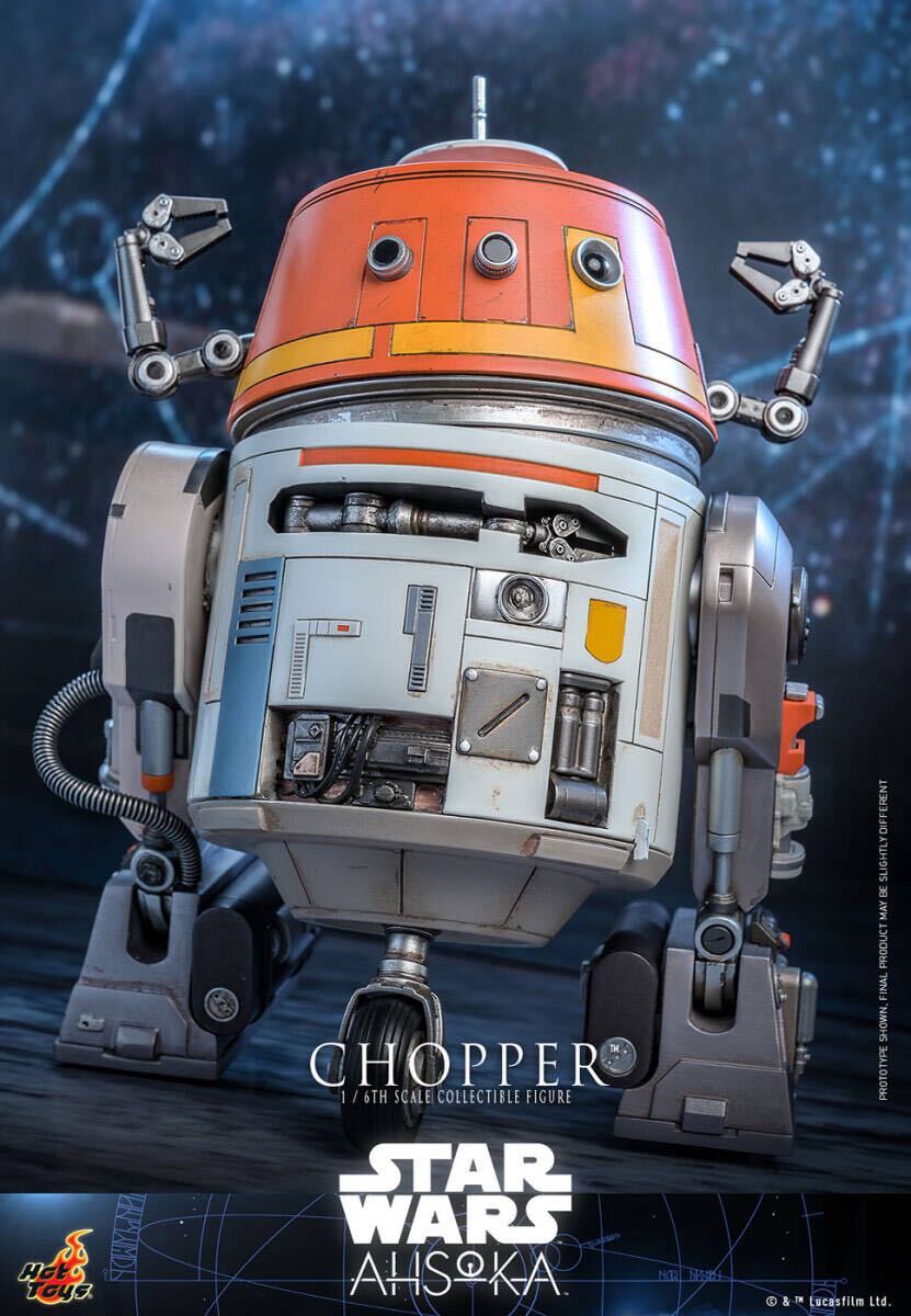 ホットトイズ 1/6 スター・ウォーズ アソーカ チョッパー 未開封新品