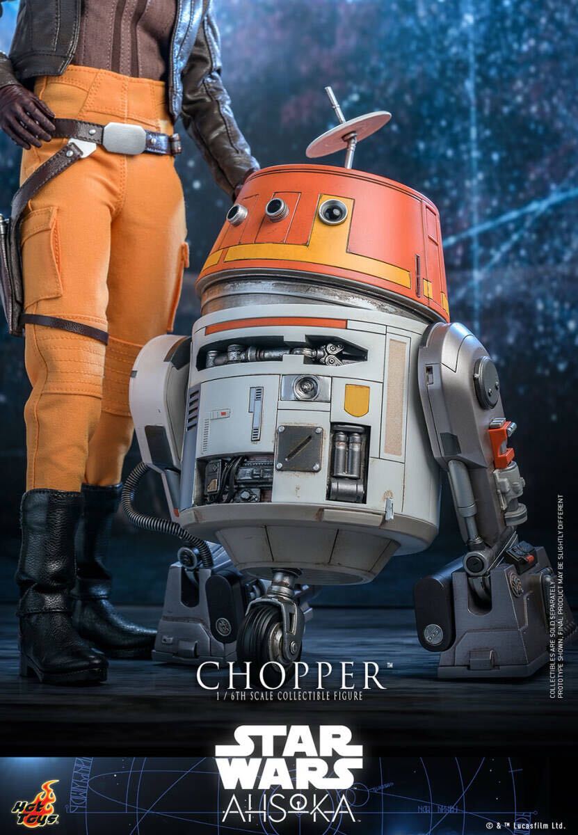 ホットトイズ 1/6 スター・ウォーズ アソーカ チョッパー 未開封新品