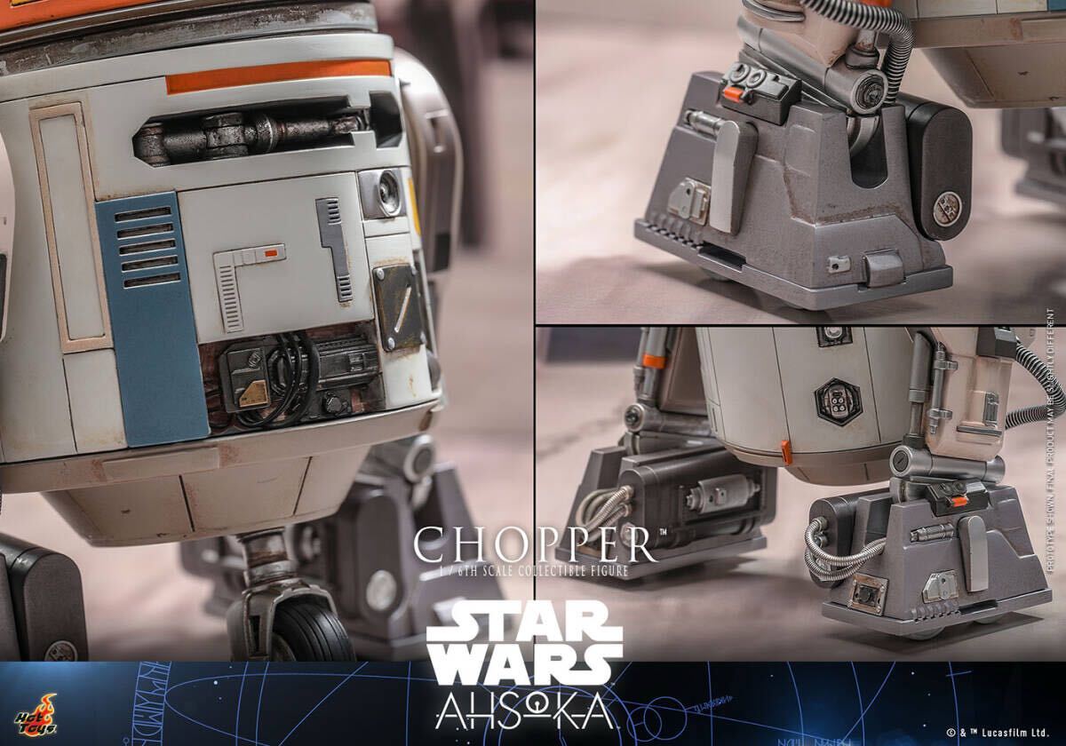 ホットトイズ 1/6 スター・ウォーズ アソーカ チョッパー 未開封新品