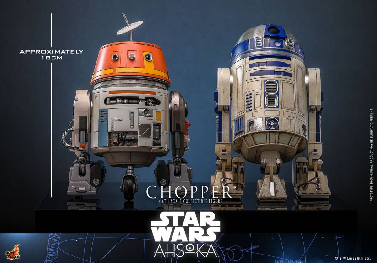 ホットトイズ 1/6 スター・ウォーズ アソーカ チョッパー 未開封新品