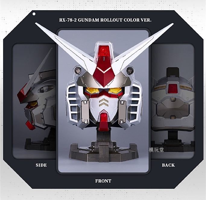 海外限定 バンダイ BN L WORKS RX-78-2 ガンダム 台場 海外限定 BANDAI BN HEAD COLLECTION RX-78-2 GUNDAM ROLLOUT COLOR