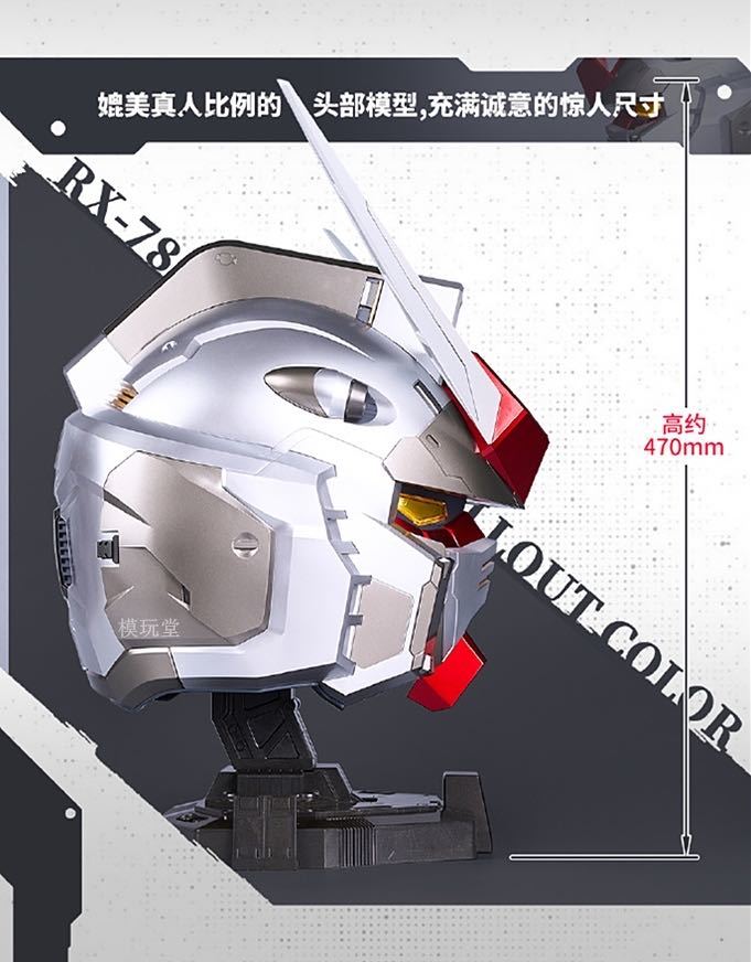 海外限定 BANDAI BN HEAD COLLECTION RX-78-2 GUNDAM ROLLOUT COLOR