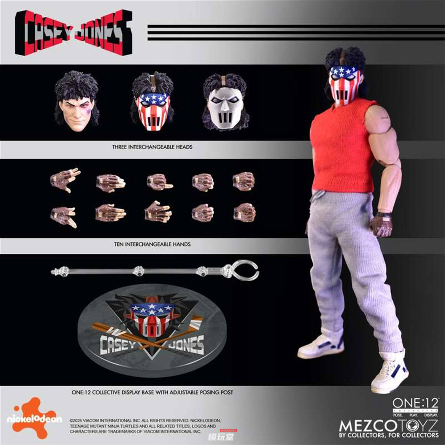 Mezco Toyz 1/12 TMNT ケイシー・ジョーンズ Teenage Mutant Ninja