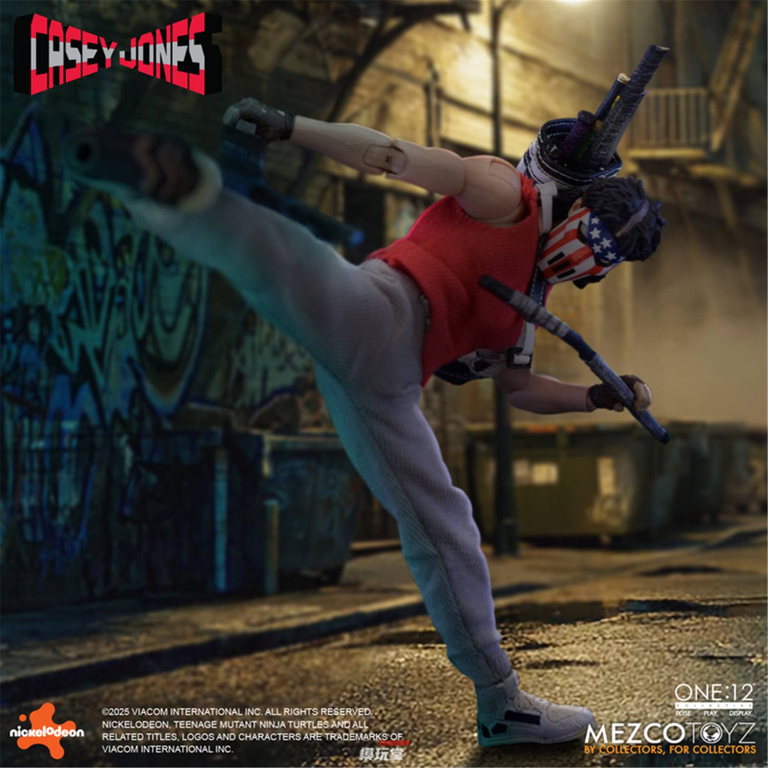 Mezco Toyz 1/12 TMNT ケイシー・ジョーンズ Teenage Mutant Ninja