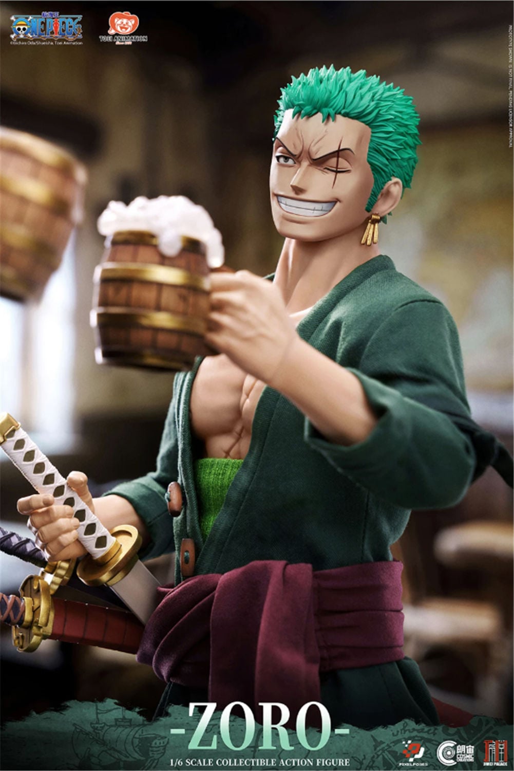 予約 Pixel Poses 1/6 『ONE PIECE』ロロノア・ゾロ PP-200595 One