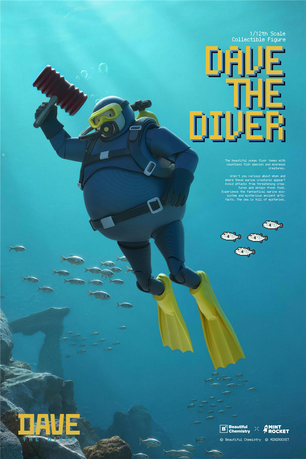 予約 Beautiful Chemistry × MINTROCKET 1/12 DAVE THE DIVER 予約特典
