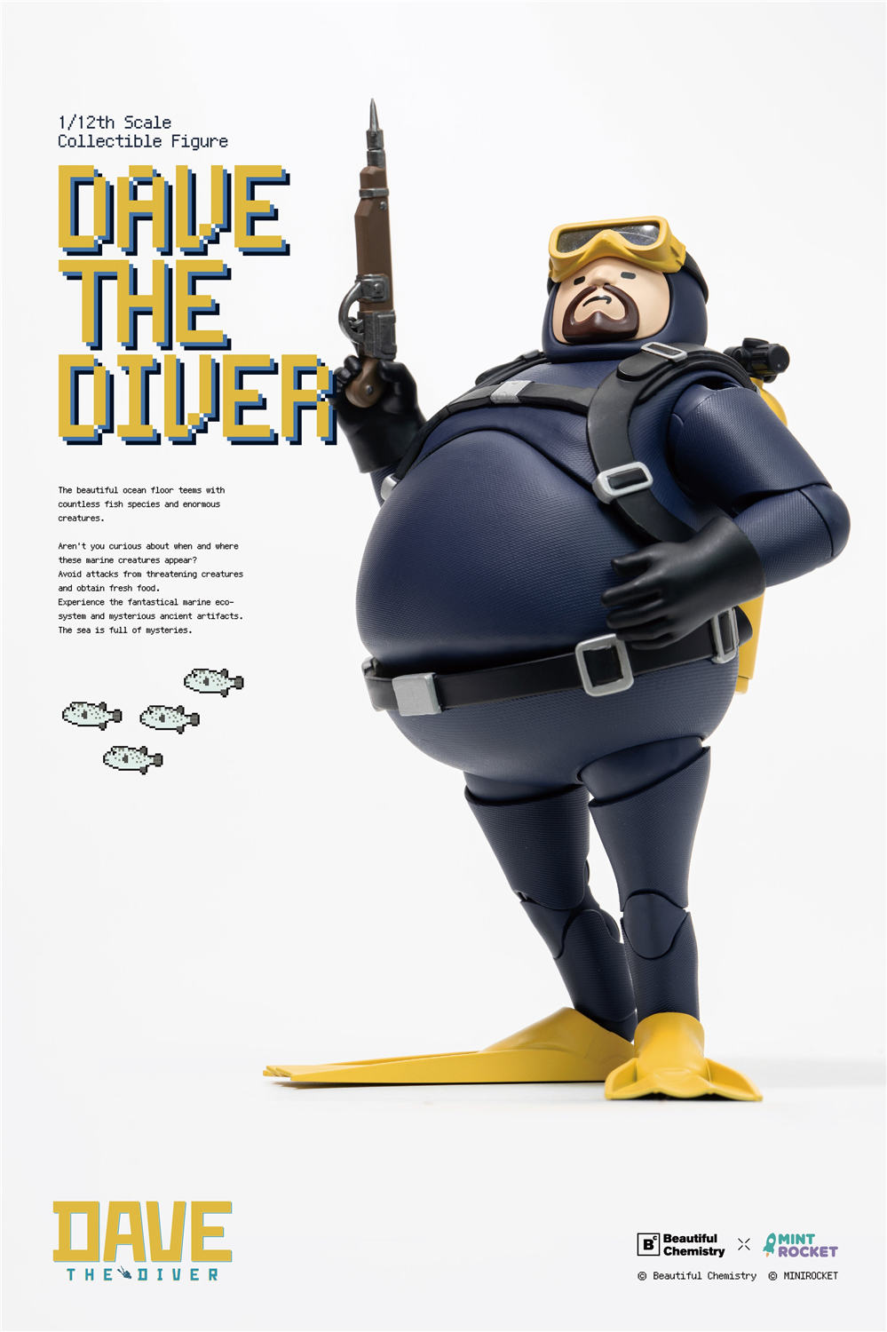 予約 Beautiful Chemistry × MINTROCKET 1/12 DAVE THE DIVER 予約特典