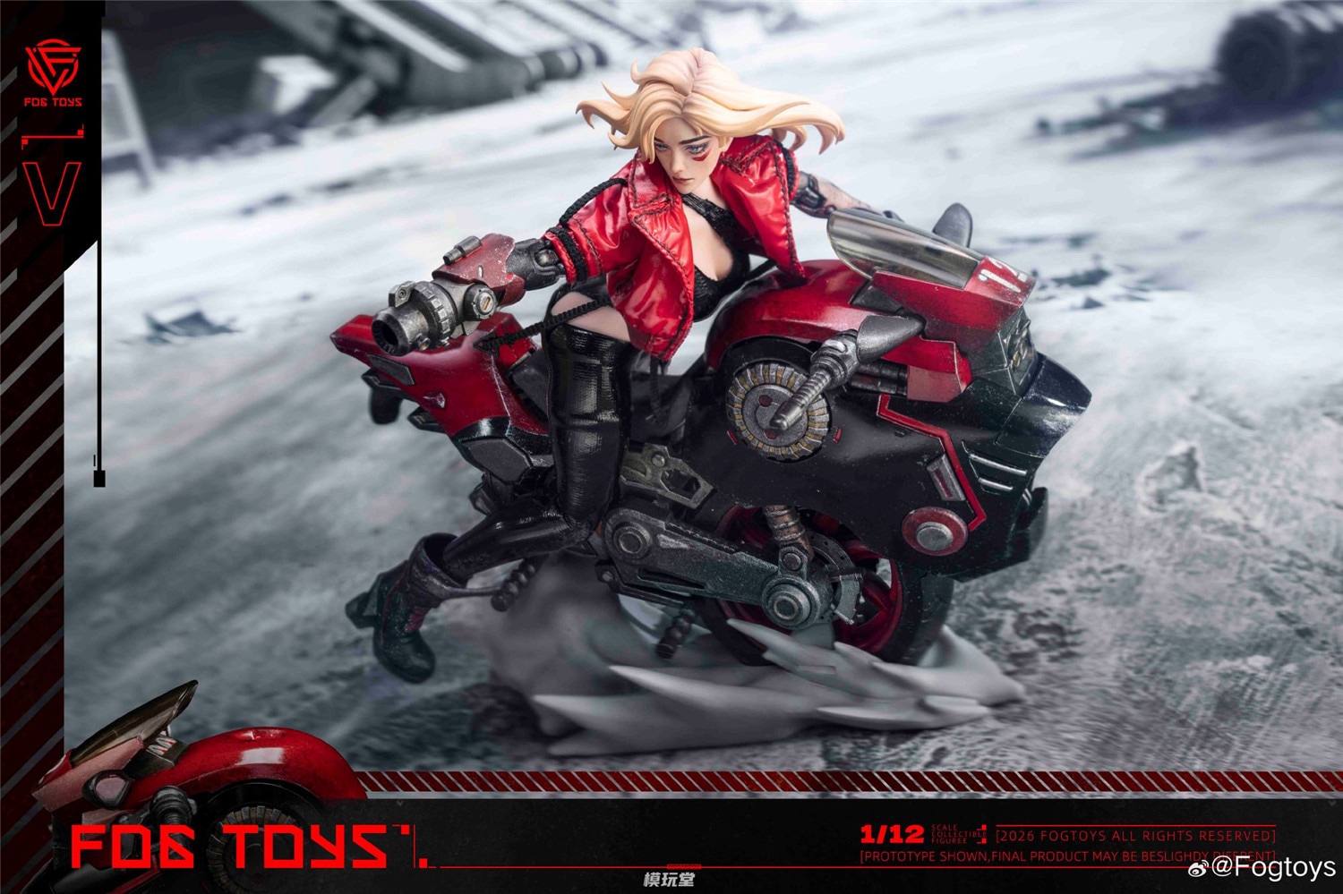 予約 Fogtoys 1/12 バイカーガール 予約特典付き EA-03 Biker Girl