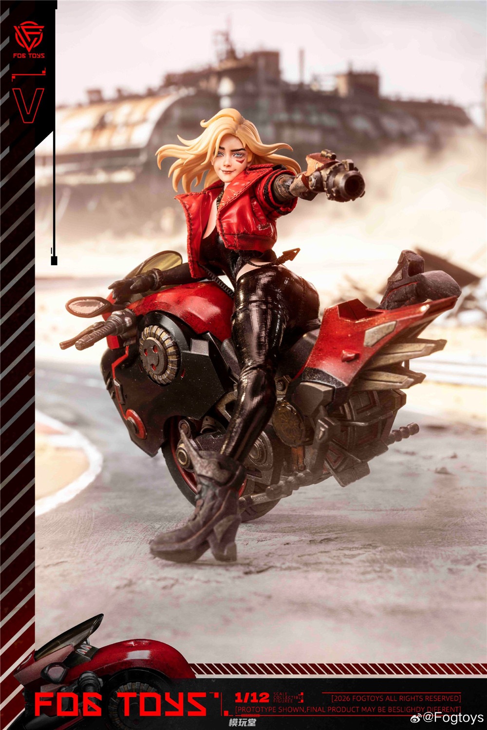 予約 Fogtoys 1/12 バイカーガール 予約特典付き EA-03 Biker Girl