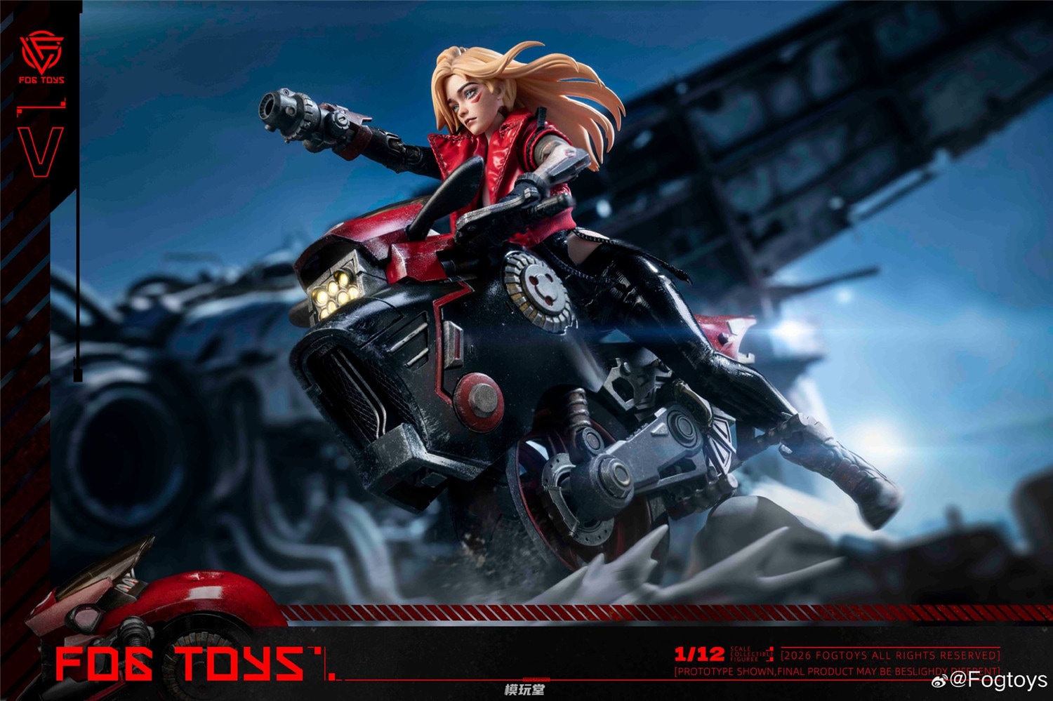 予約 Fogtoys 1/12 バイカーガール 予約特典付き EA-03 Biker Girl