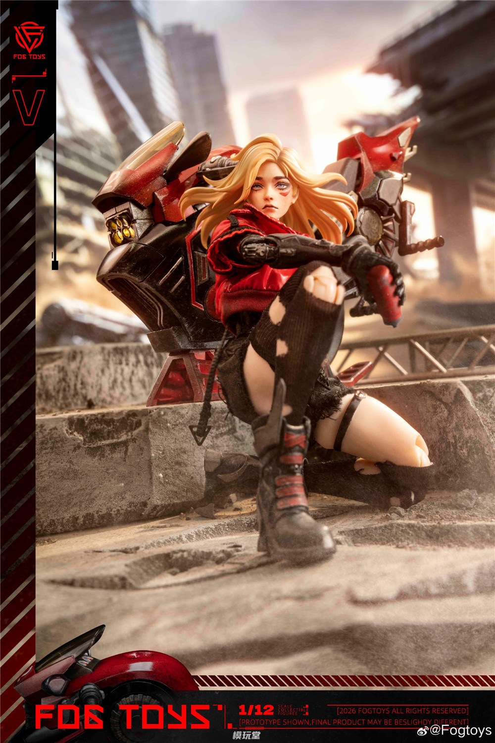 予約 Fogtoys 1/12 バイカーガール 予約特典付き EA-03 Biker Girl