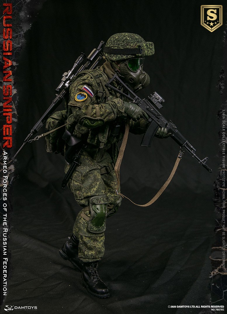 狙撃兵ページ DAMTOYS 1/6 ロシア連邦軍 スナイパー スペシャル エディション 未開封
