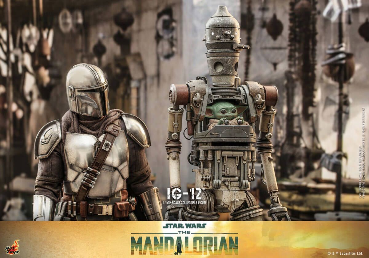 ホットトイズ 1/6 スター・ウォーズ マンダロリアン IG-12 通常.Ver未